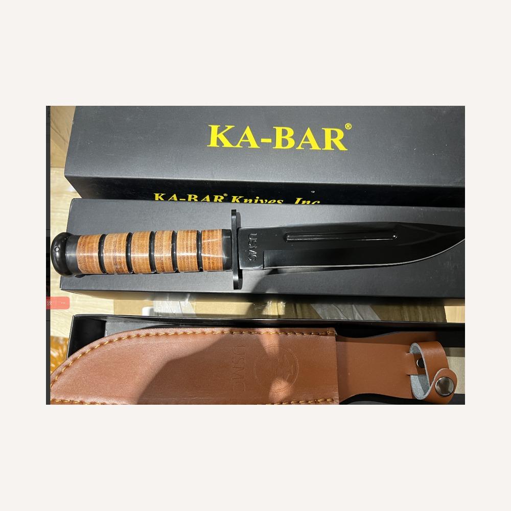Half-Serrated Fixed-Blade Knife — 31cm