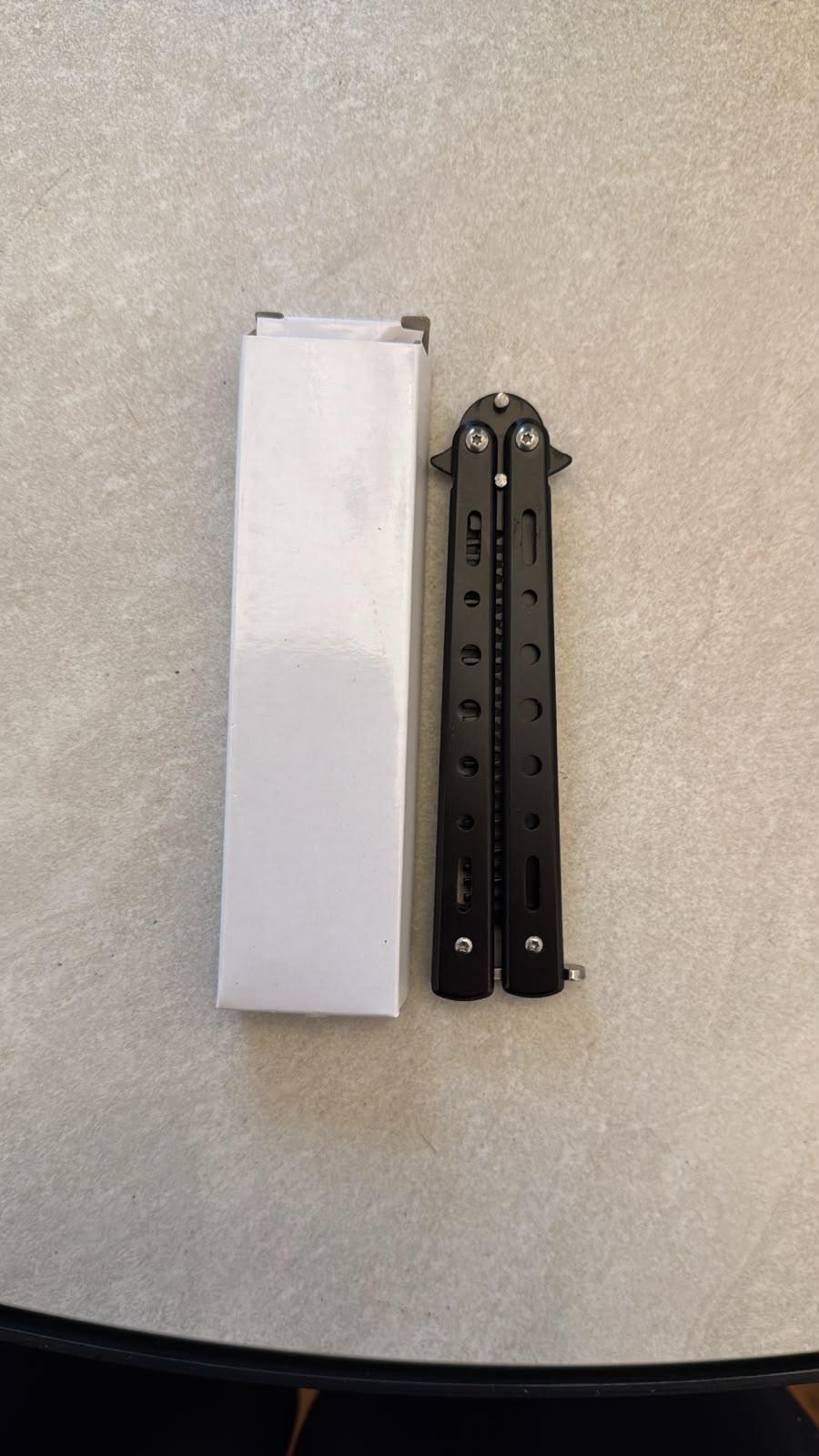 Albainox Black Butterfly Knife