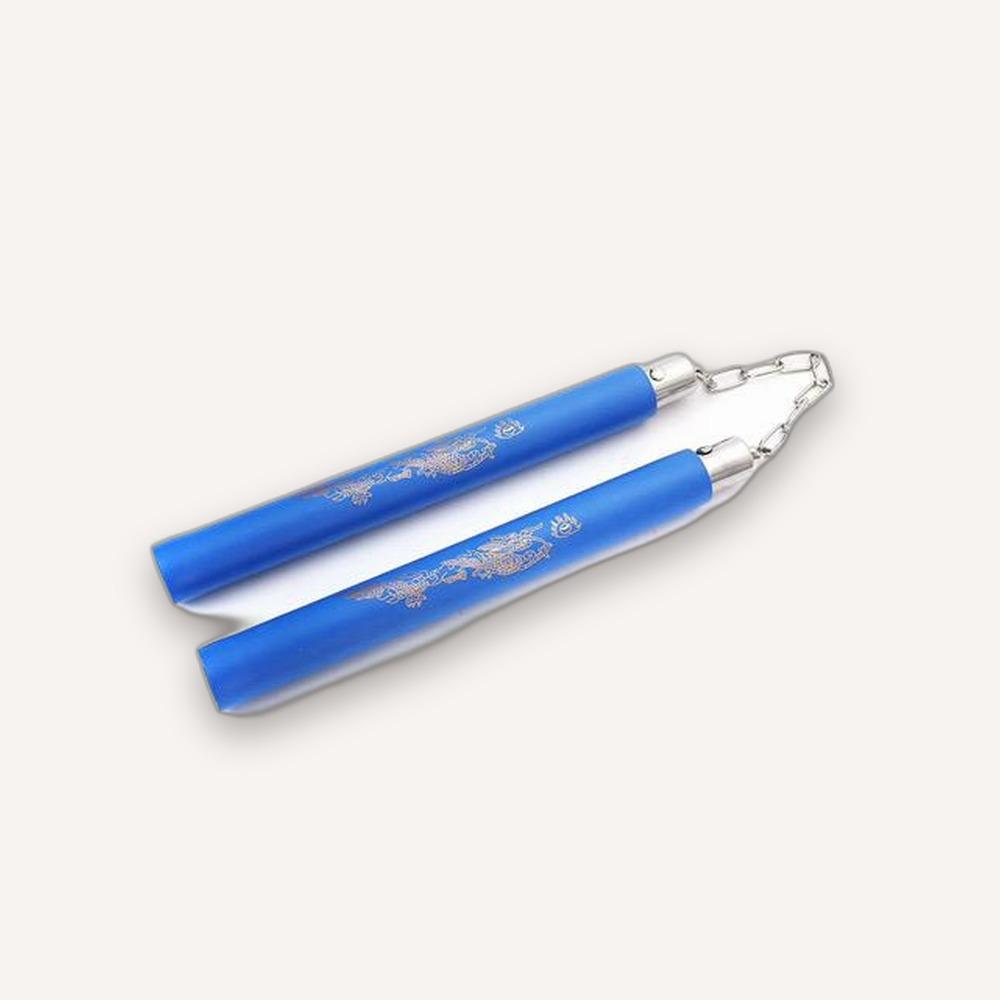 Foam Training Nunchucks — Blue
