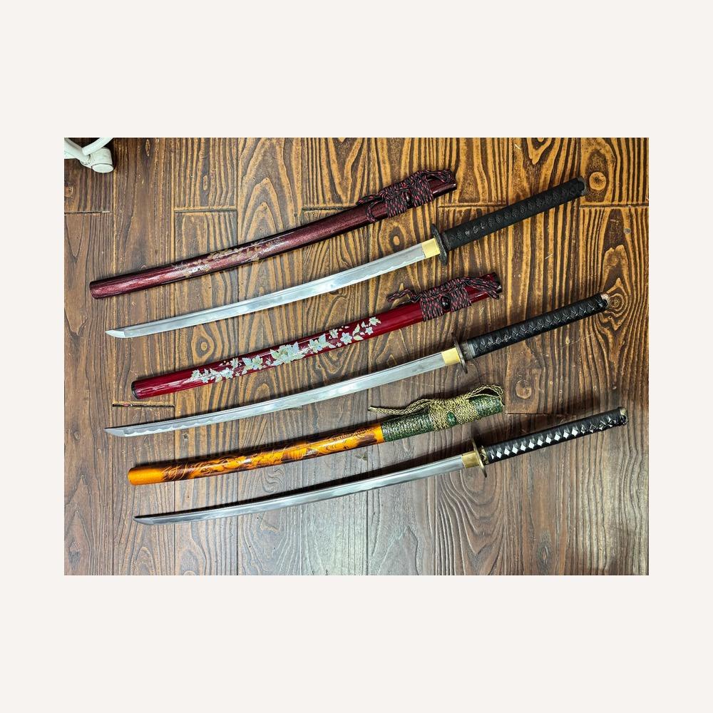 Katana Pair — Red & White