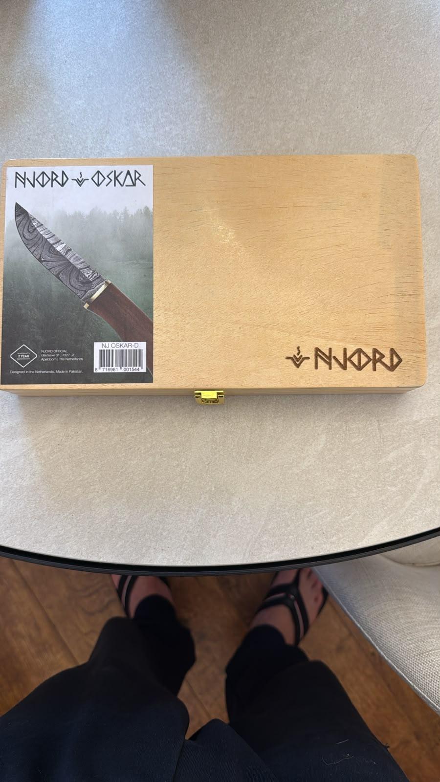 NJORD Boxed Presentation Knife