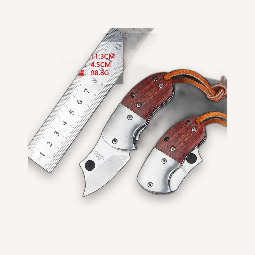Mini Fixed-Blade Keychain Knife — 11.3cm