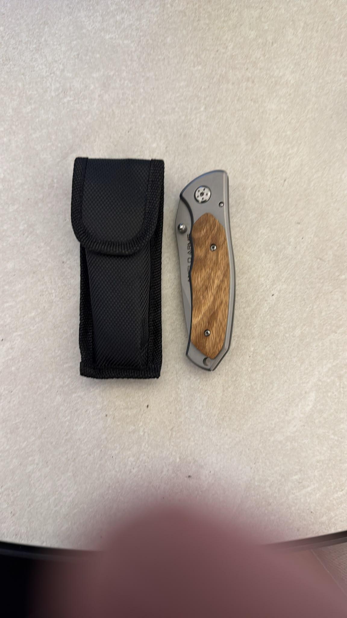 Steel-Handle EDC Folding Knife