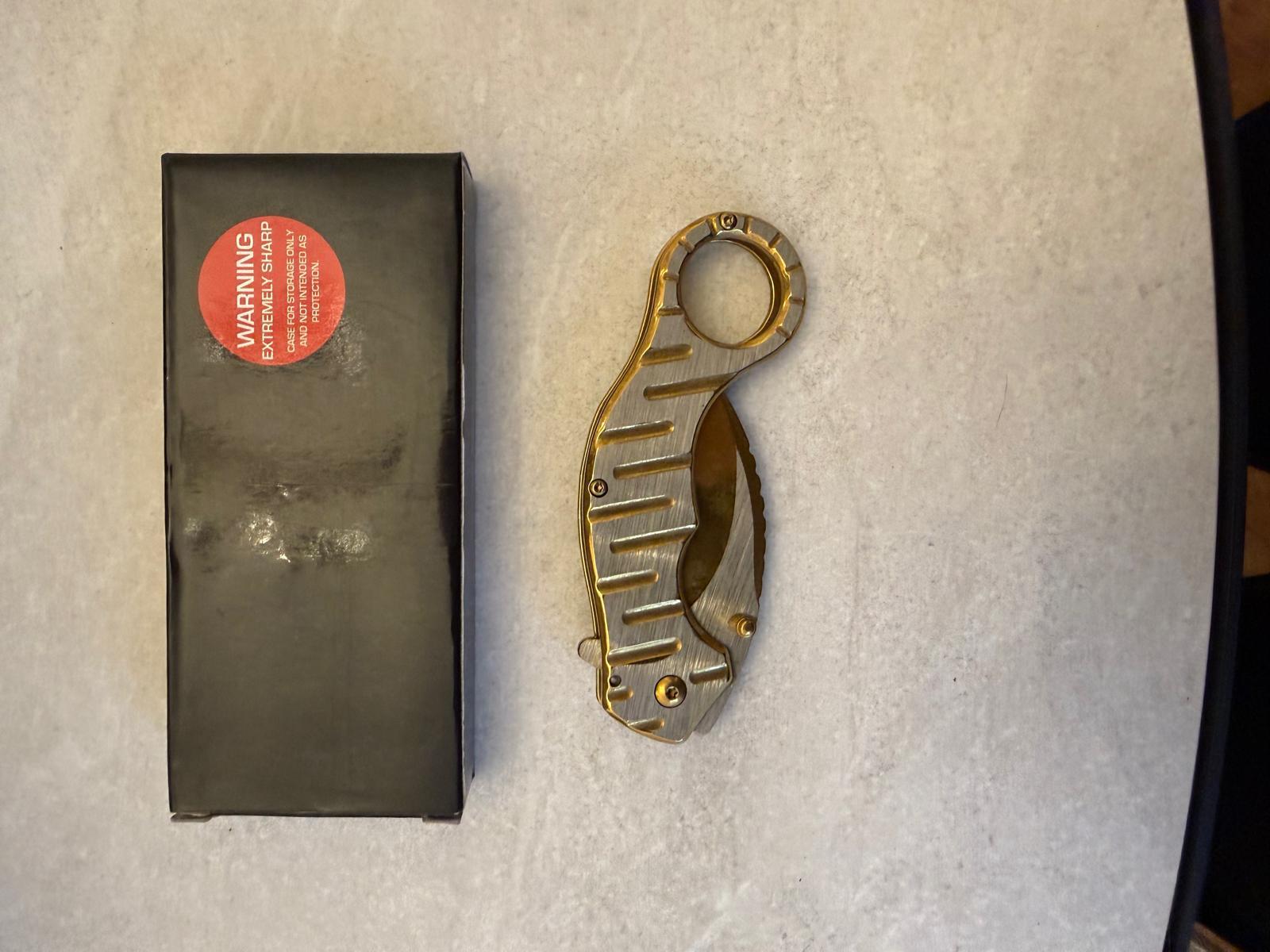 Gothic-Hook Curved-Blade Folding Knife - Choose Your Finish