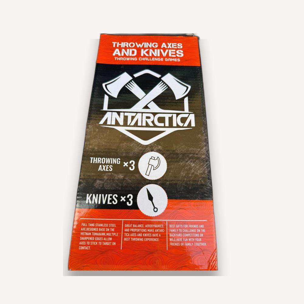 Throwing Axe & Knife Combo Set (6 Piece)