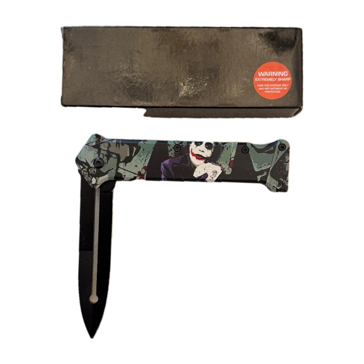 Camo Panda-Print Slim-Profile Knife
