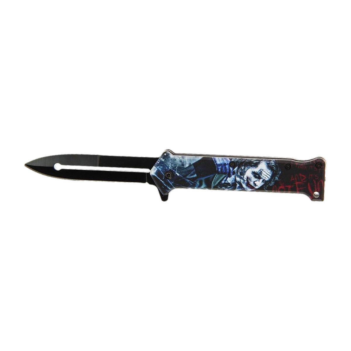 Joker-Style Graphic Slim-Profile Knife