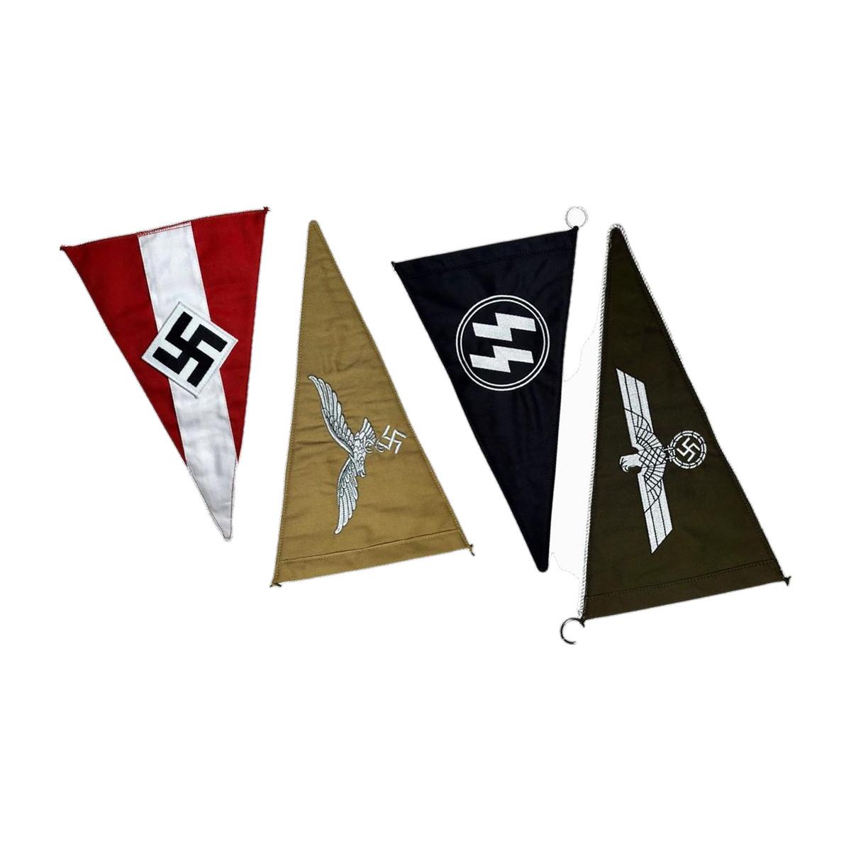 Set of 4 Triangle Flags